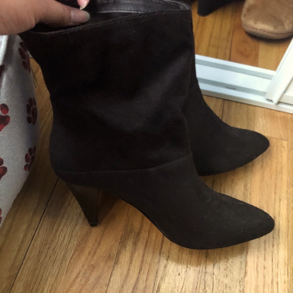 Express black booties